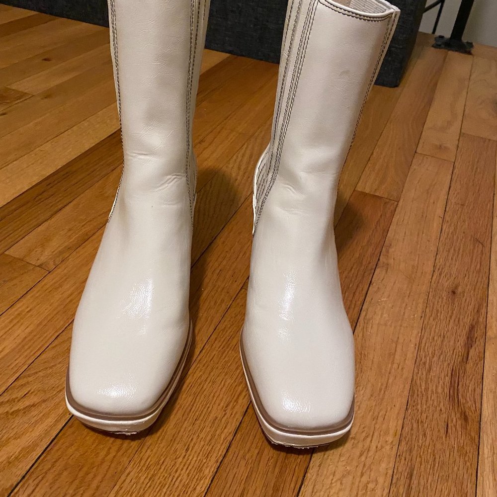 white boots